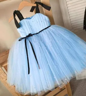 Baby Dress Girl 1st Birthday Dress For Baby Girl Dress Bowknot Abiti da principessa Flower Girls Wedding Party Tutu Kids Clo