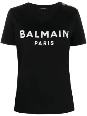 balmain T-shirt con stampa logo