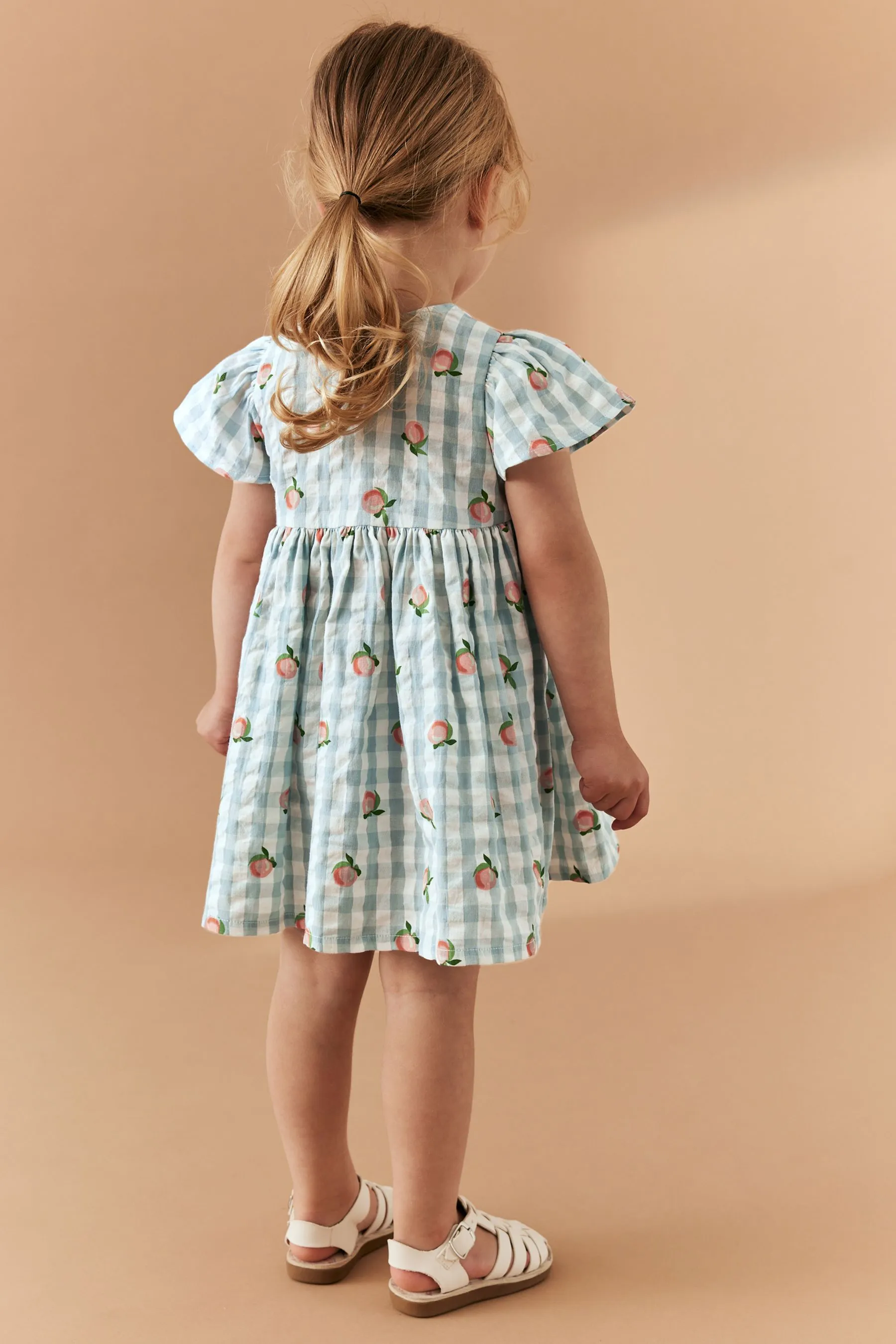 Button Up 100% Cotton Dress (3mths-8yrs)    