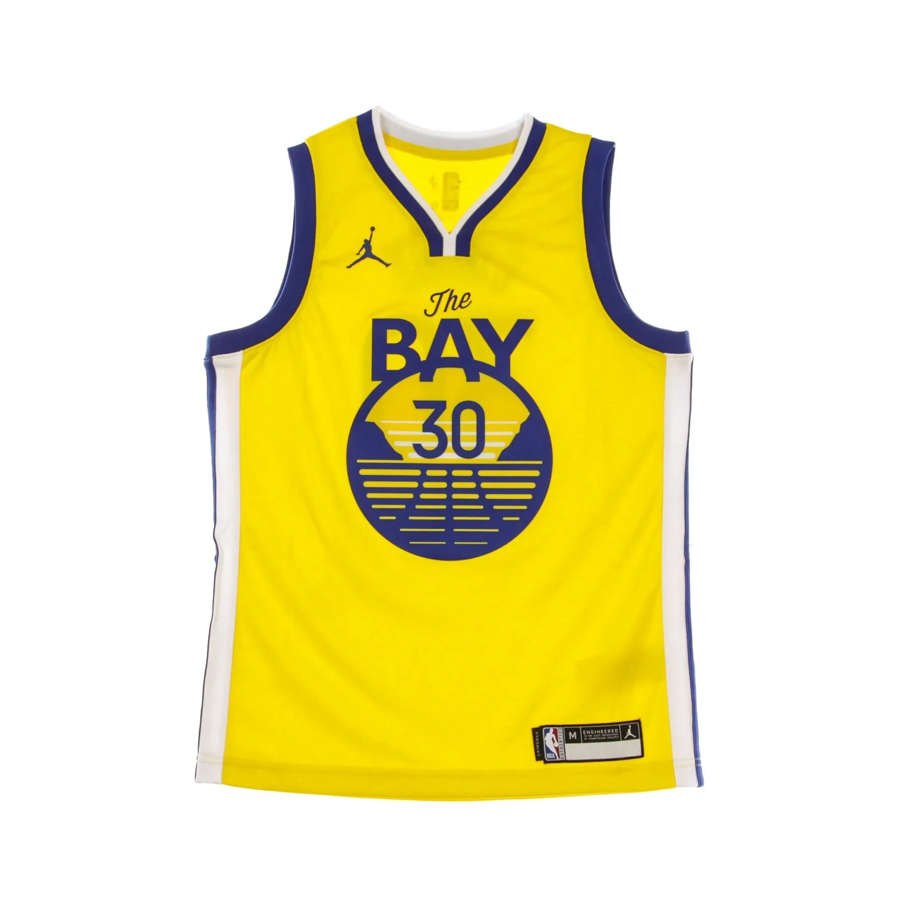 Canotta Basket Ragazzo Nba Swingman Jersey Jordan Statement Edition 2020 No 30 Sephen Curry Golwar Original Team Colors
