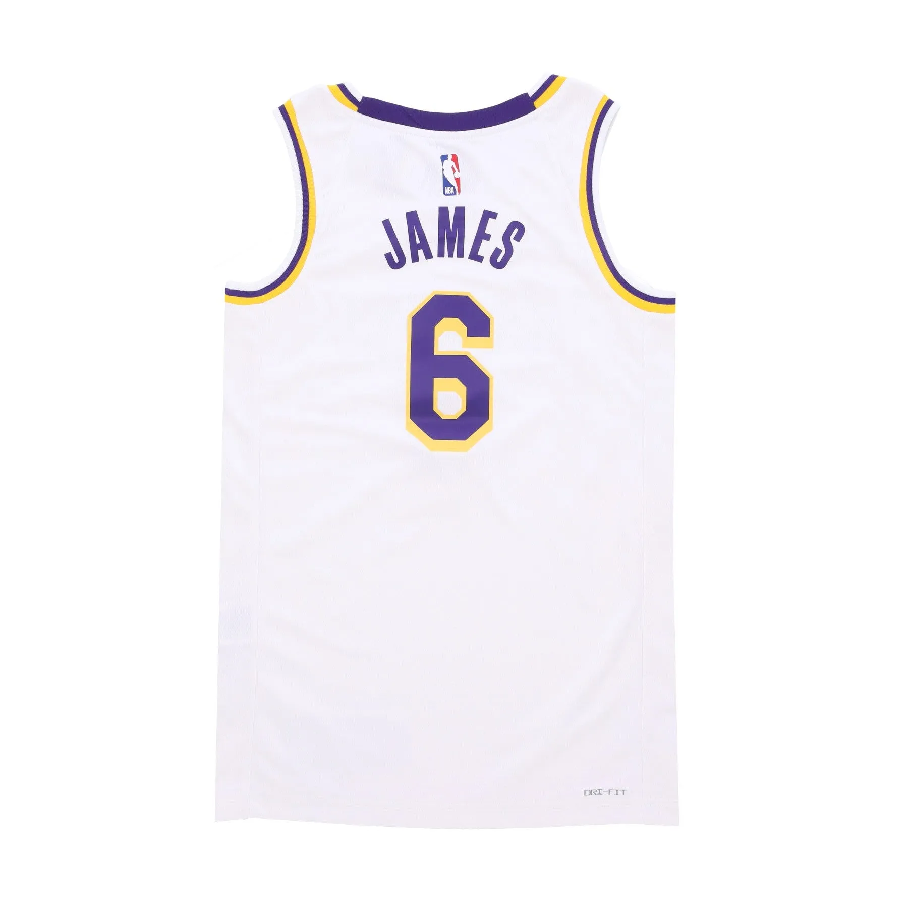 Canotta Basket Uomo Nba Dri Fit Swingman Jersey No 6 Lebron James Loslak White