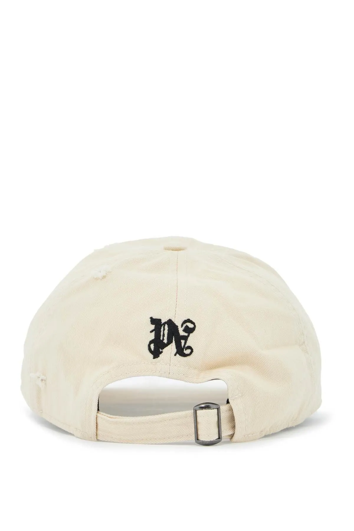 Cappello baseball distressed con logo