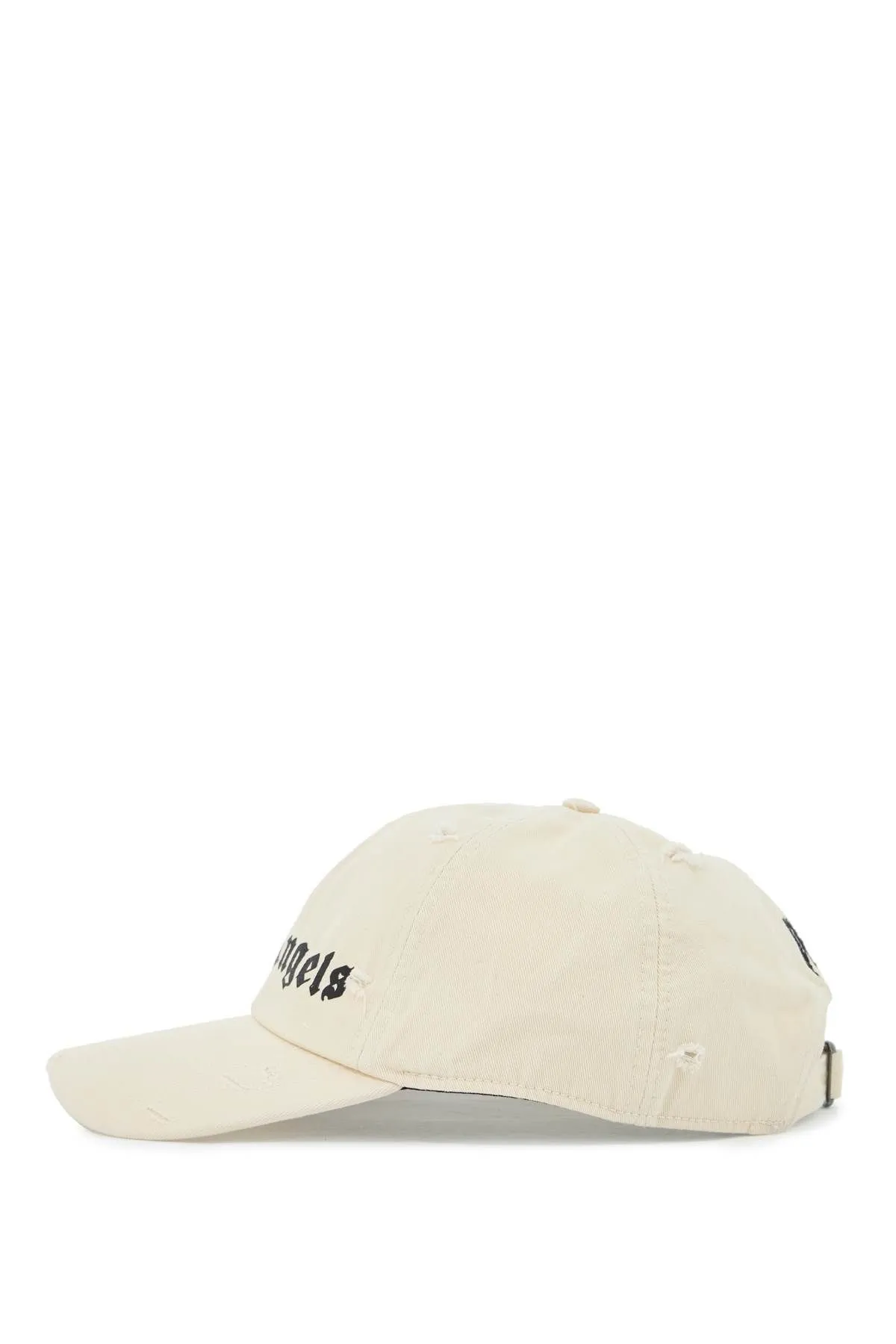 Cappello baseball distressed con logo