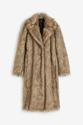 Cappotto in maglia pelosa