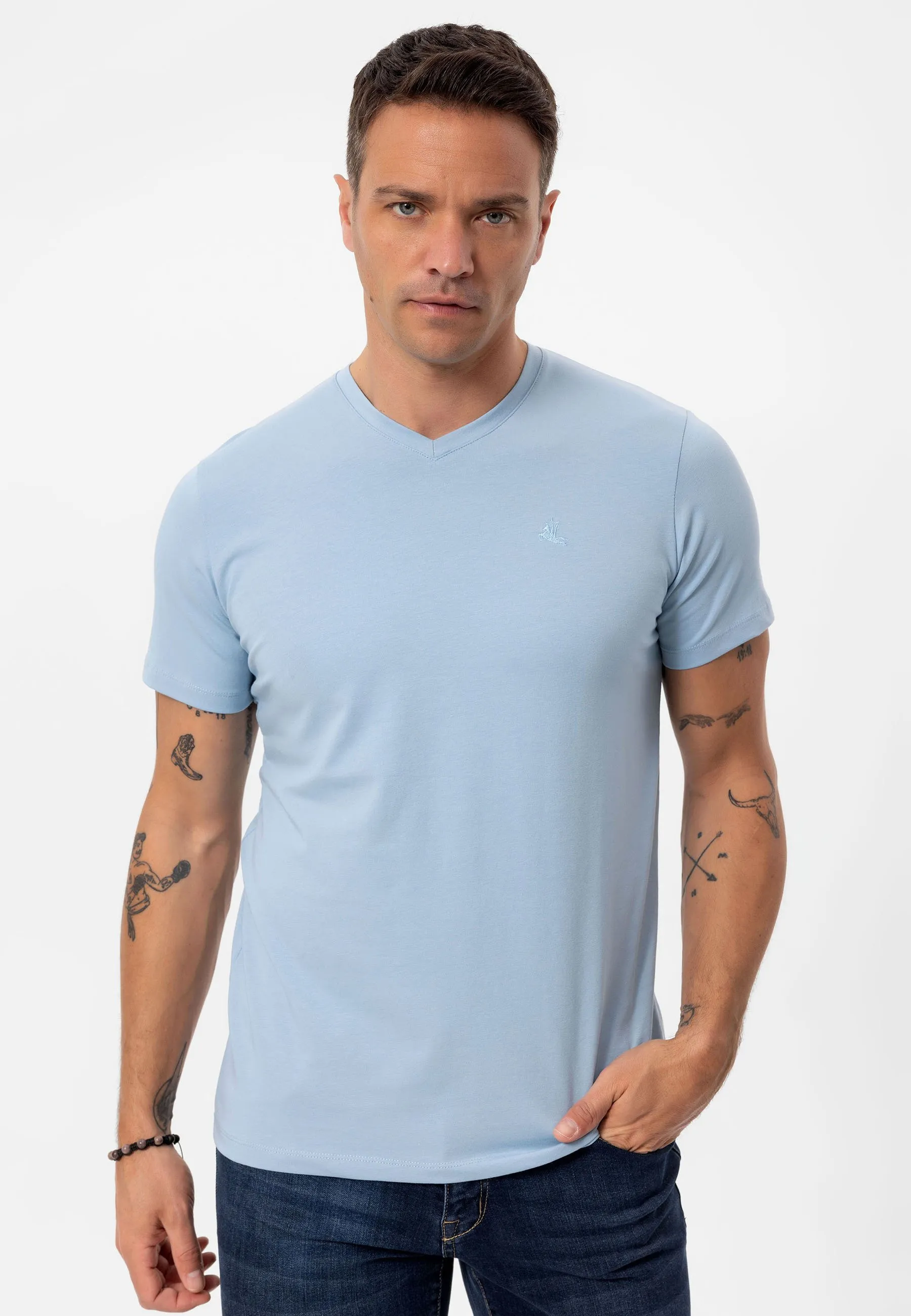 DEMIS 3 PACK - T-shirt basic