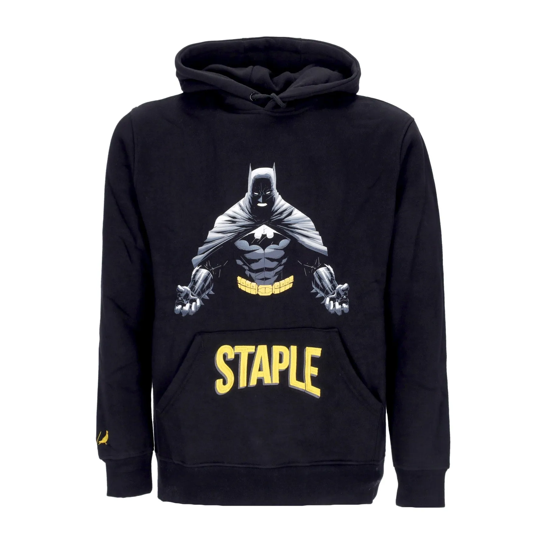 Felpa Cappuccio Uomo Graphic Hoodie X Batman Black
