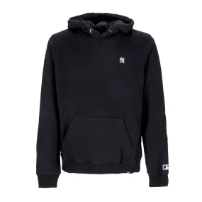 Felpa Cappuccio Uomo Mlb Base Runner Emb Burnside Hoodie Neyyan Jet Black
