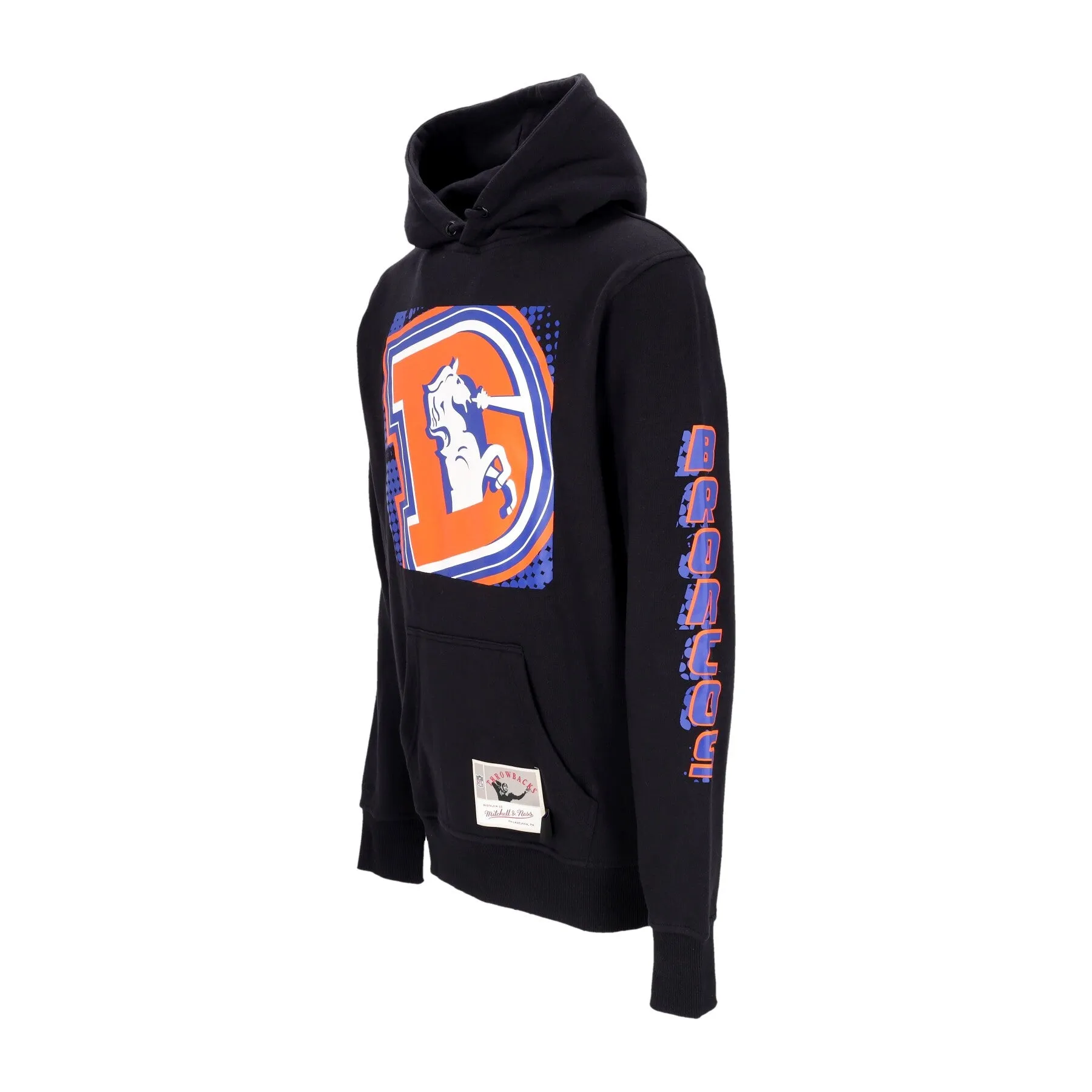 Felpa Cappuccio Uomo Nfl Big Face 7.0 Hoodie Denbro Black