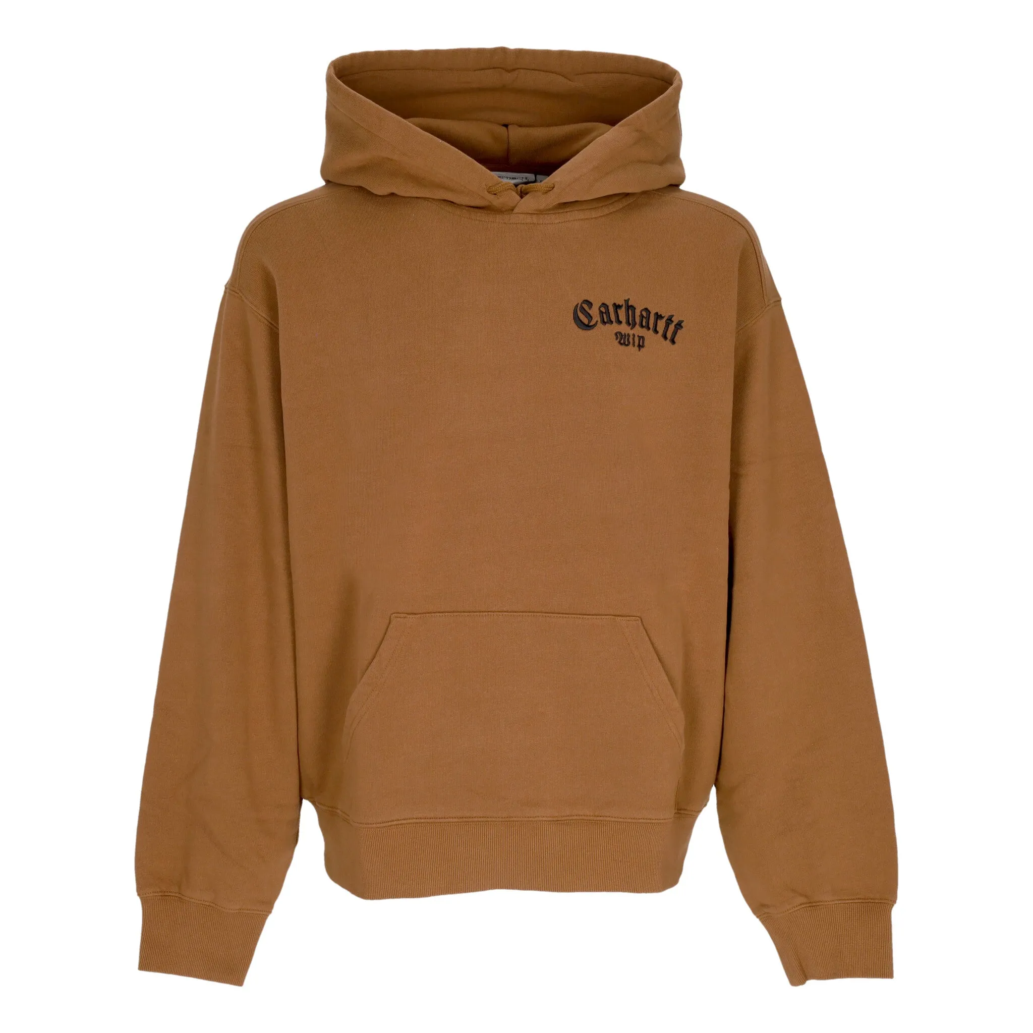 Felpa Cappuccio Uomo Onyx Script Hooded Hamilton Brown/black