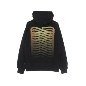 felpa cappuccio uomo ribs metal hoodie BLACK/GOLD