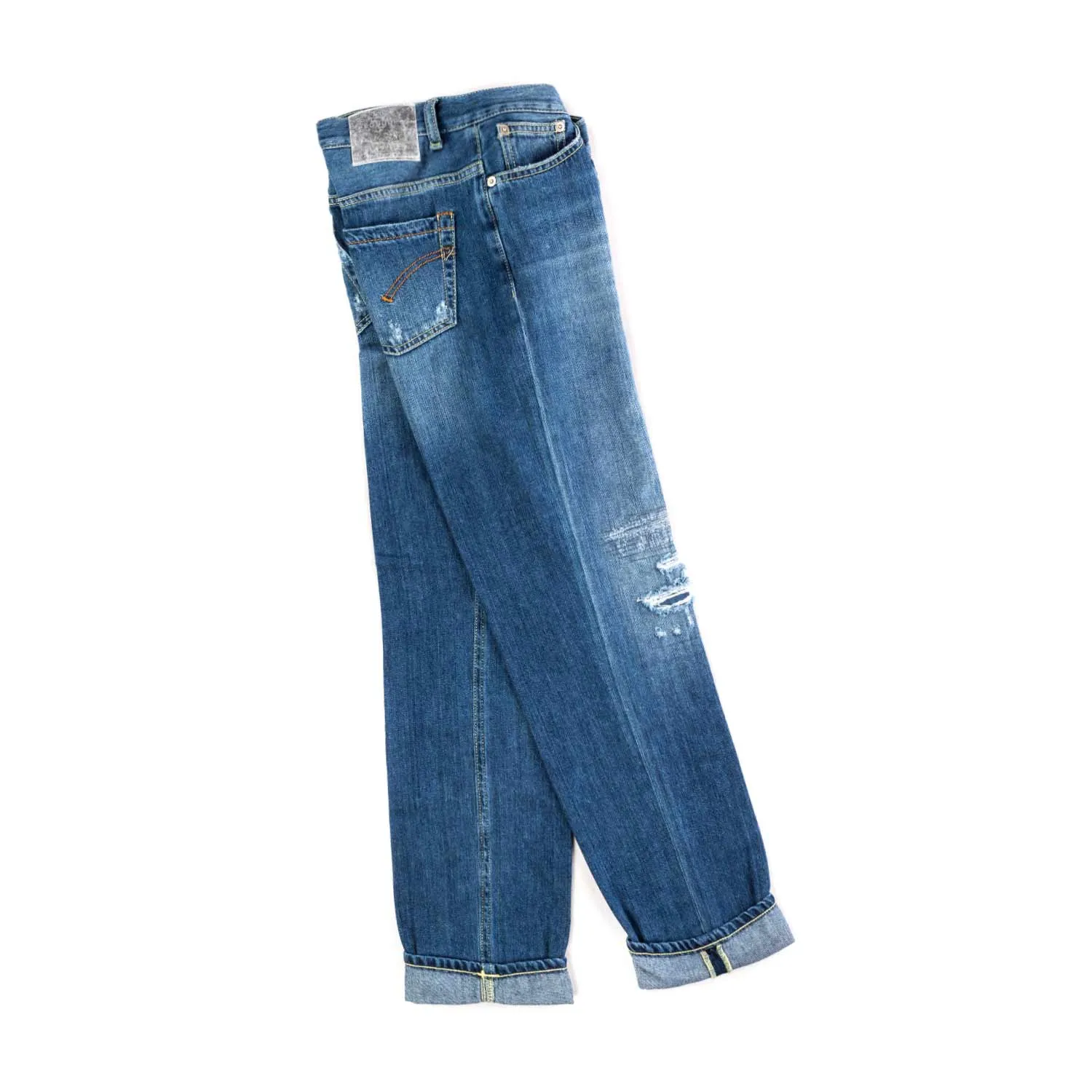 Jeans Con Strappi Teen Bambina