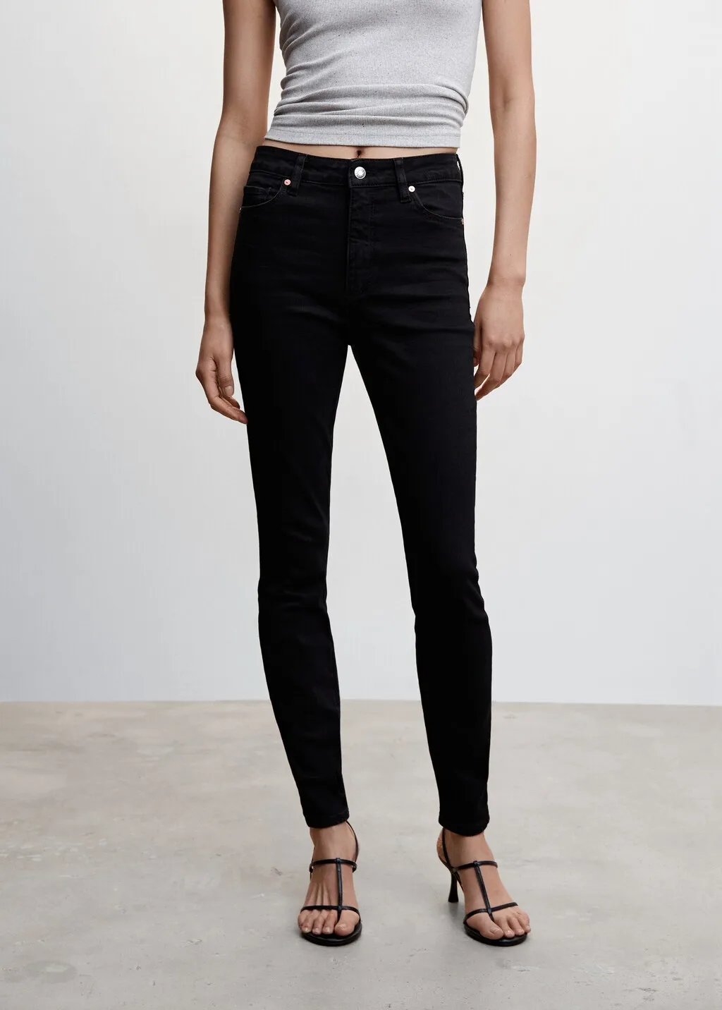 Jeans skinny vita alta