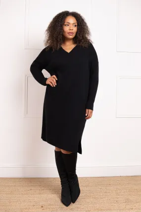 Live Unlimited Curve V-Neck Jumper Dress    
