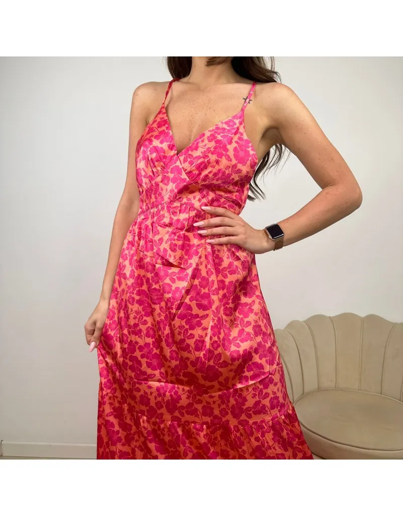 LONG DRESS LOREN FUCSIA