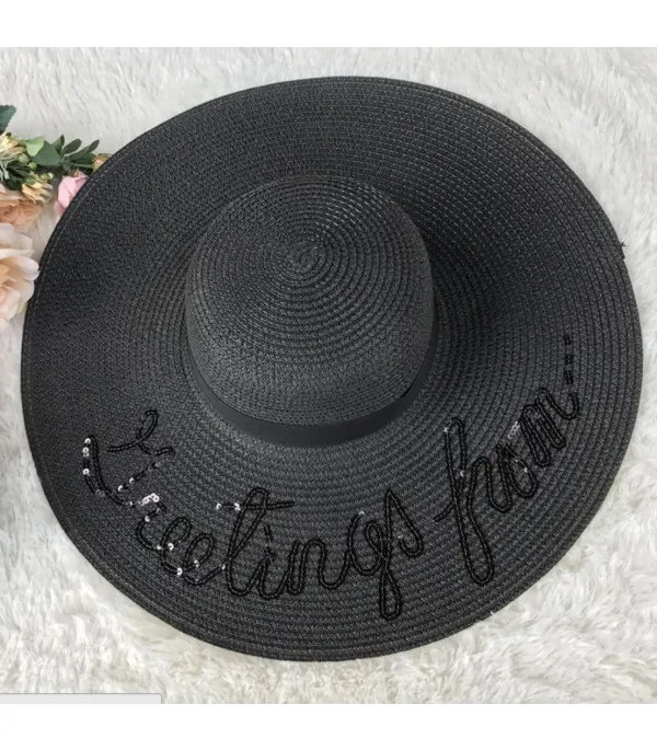Maxi cappello spiaggia Greetings from...