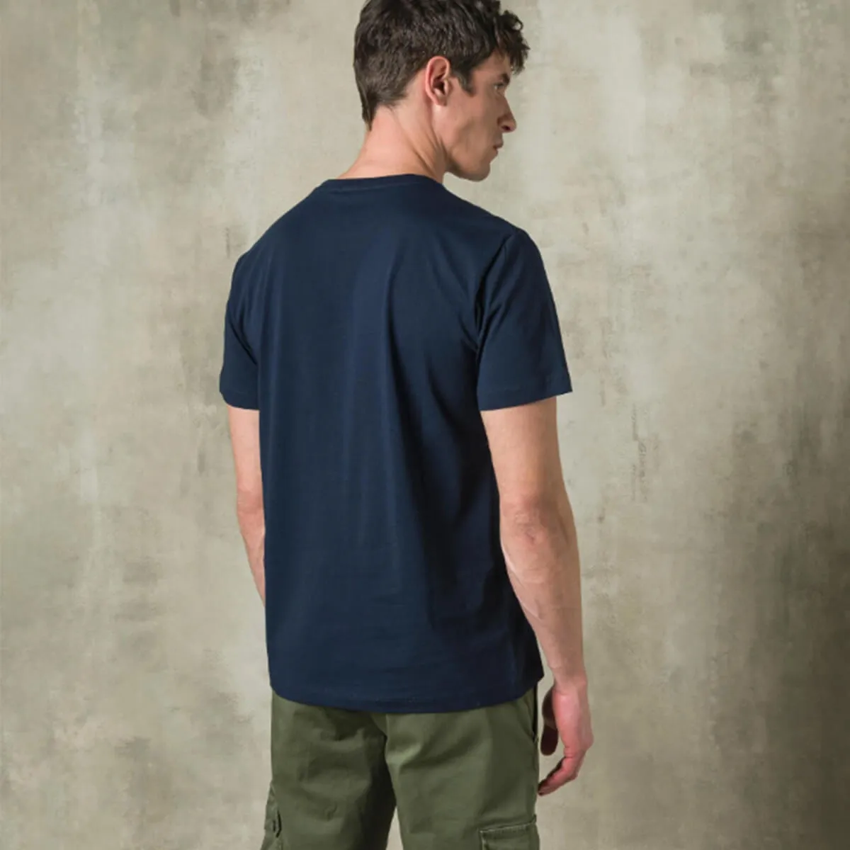 MCS t-shirt uomo colore blu