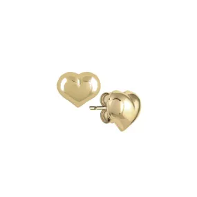  Orecchini donna cuore (piccoli) in oro 18kt