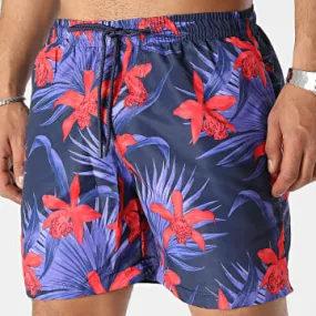 Pantaloncini da bagno TB2679 Viola Floreale