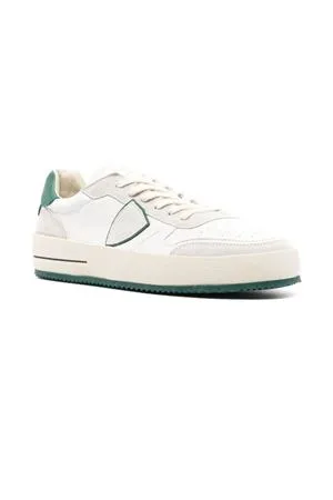 PHILIPPE MODEL Calzature,Sneakers Sneaker Nice Bianco Verde 