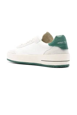 PHILIPPE MODEL Calzature,Sneakers Sneaker Nice Bianco Verde 