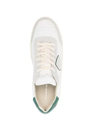 PHILIPPE MODEL Calzature,Sneakers Sneaker Nice Bianco Verde 