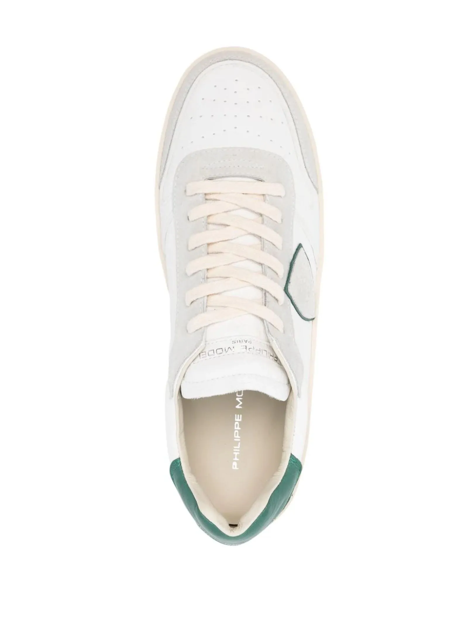 PHILIPPE MODEL Calzature,Sneakers Sneaker Nice Bianco Verde 