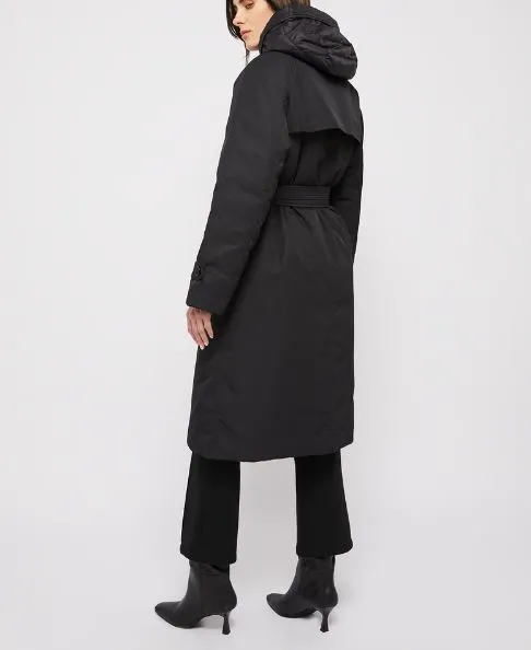 Piumino Trench in Twill Tecnico