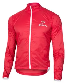 Spiuk Anatomic Windproof Windbreaker Jacket Red