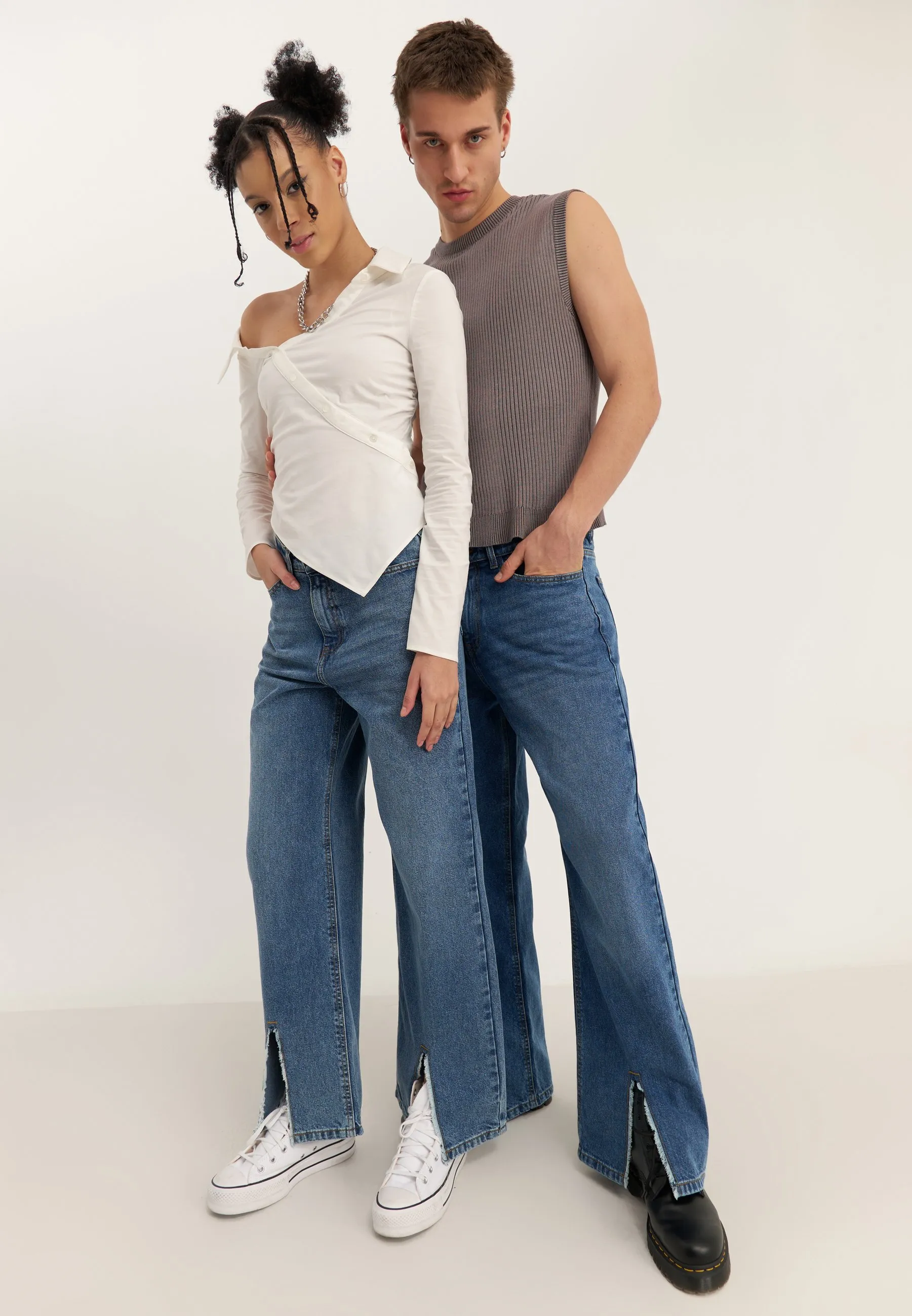 UNISEX - Jeans a sigaretta